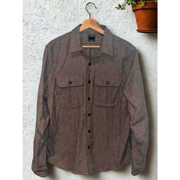 Todd Snyder Other - Todd Snyder Alaskan Chamois Shirt Mens M Brown Flannel Overshirt Shacket Cotton